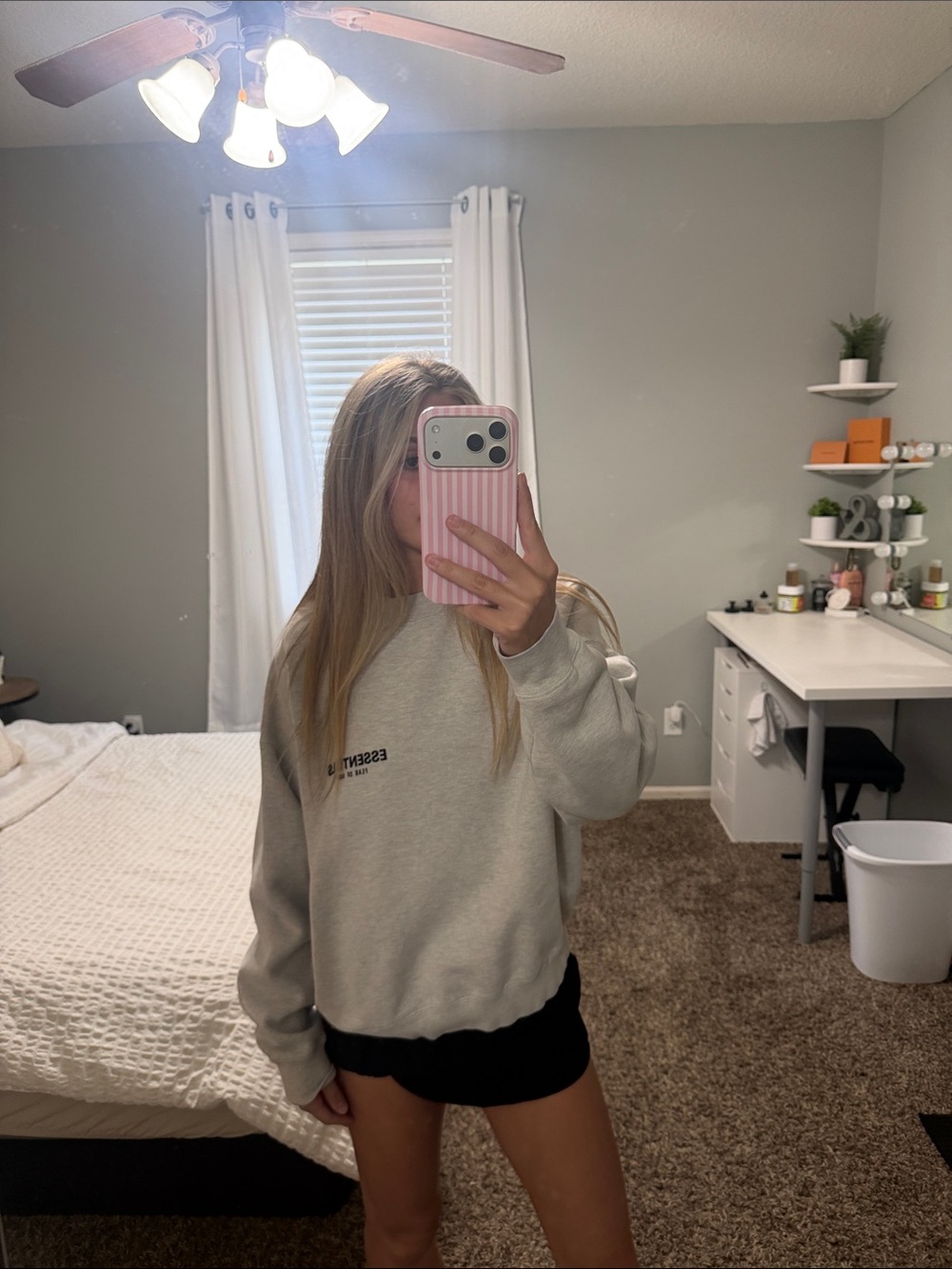 Essentials Grey Crewneck